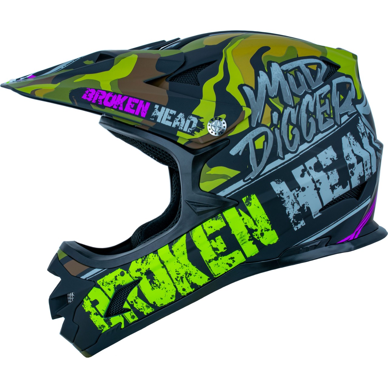 Broken Head Mud Digger Fullface-Helm für Downhill und MTB